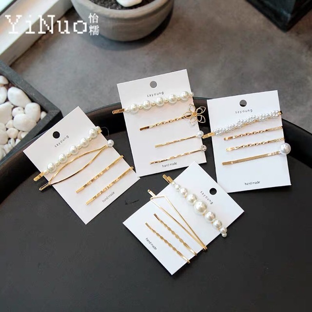 Sét kẹp tóc 4 món cực xinh