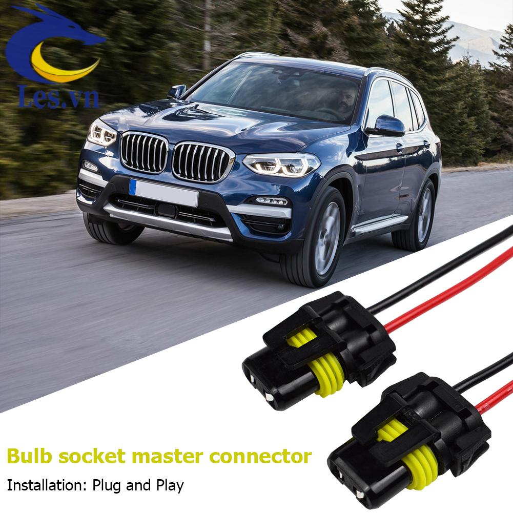 2 Ổ Cắm HB3 9006 HB4 Cho Bóng Đèn Pha Sương Mù