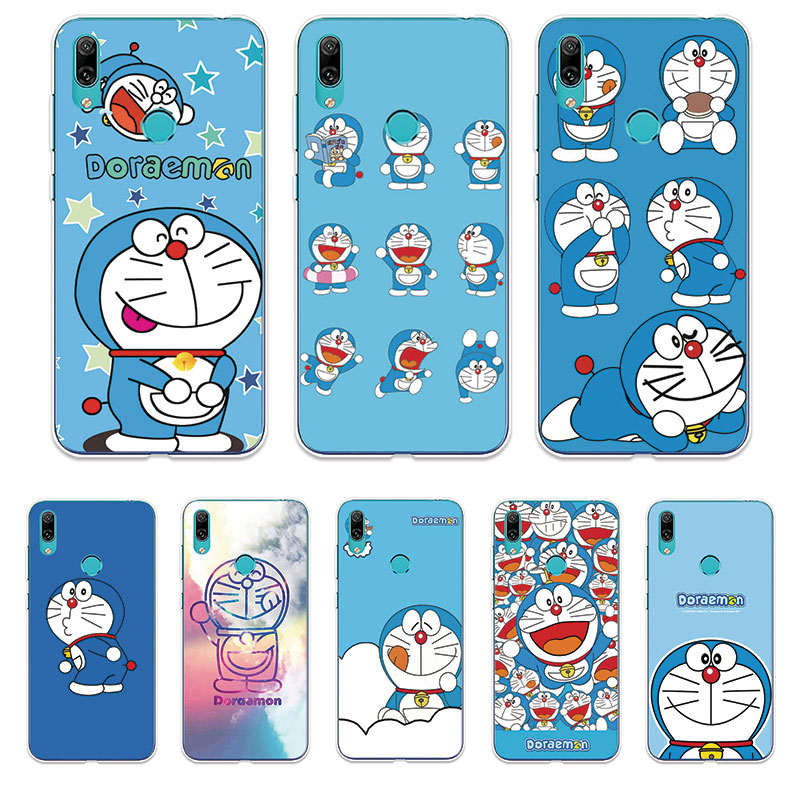 Ốp Lưng Huawei Y7 Prime 2017 Pro 2018 2019 TPU mềm Case Doraemon