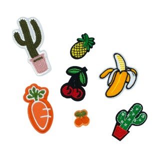 BITTUT Sticker ủi thêu hình trái cây, cây cối