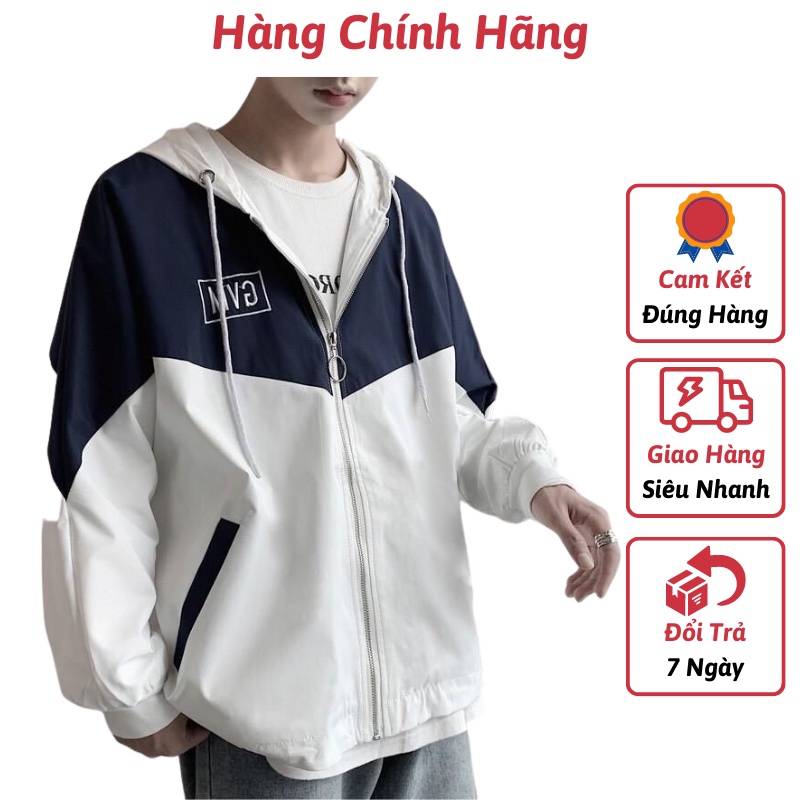 Áo khoác dù áo khoác ulzzang Freesize dưới 65kg GVM KD45 GD - Áo hoodie sweater nỉ phong cách