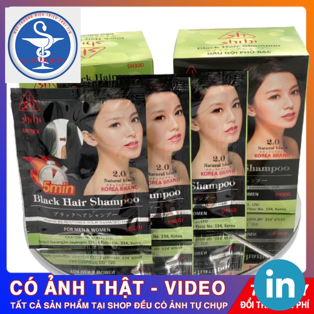 DẦU GỘI PHỦ BẠC – HÀN QUỐC “Black Hair Shampoo” #Dầu gội là đen #Dầu gội là nâu #dầu gội thảo dược Hàn Quốc, Gội là đen.