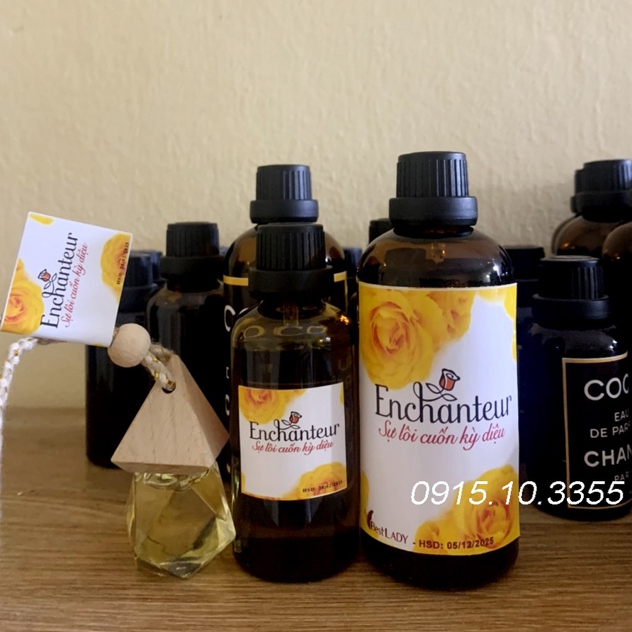 Tinh dầu Enchanteur nguyên chất 100% xông phòng , spa, khách sạn, thơm oto,... | TINH DẦU HOA LINH