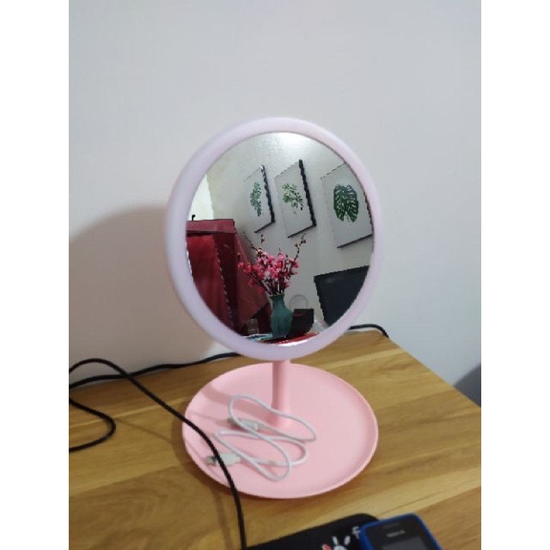 GƯƠNG LED TRANG ĐIỂM❤️FREE SHIP❤️ GƯƠNG TRÒN TRANG ĐIỂM ĐỂ BÀN CÓ ĐÈN