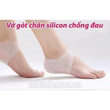 Đôi lót gót chân silicon siêu mềm chông đau chân, xước, mòn gót ( tuyển khách sỉ)
