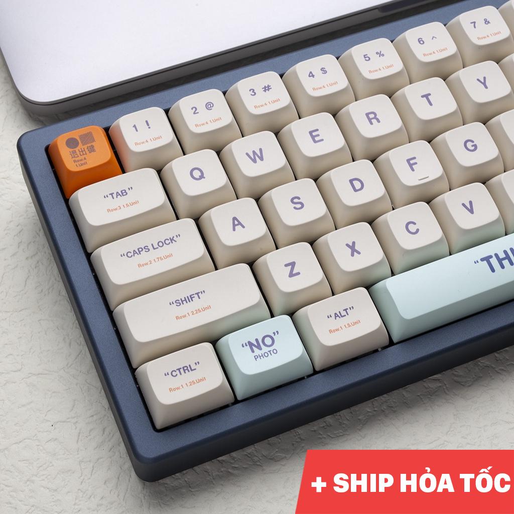 Keycap GMK Plastic chất liệu Pbt in nhiệt 128 nút dành cho bàn phím cơ