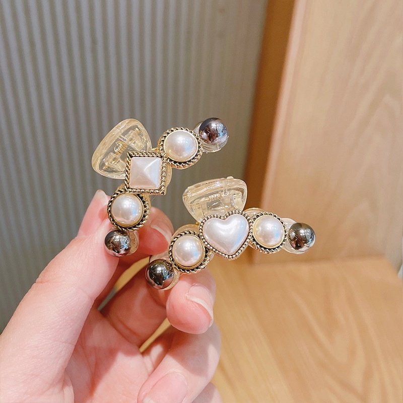 Kẹp tóc càng cua SIBBI cặp tóc hàn quốc mini đính đá sang chảnh SB0021