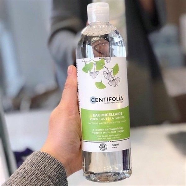 Nước Tẩy Trang Rau Má Centifolia Micellar Water 500ml