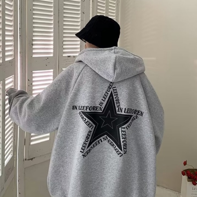 Áo Khoác Cardigan Có Nón In Họa Tiết Phong Cách Retro Mỹ Mẫu Mới 2022 Thời Trang Xuân Thu Cho Nam