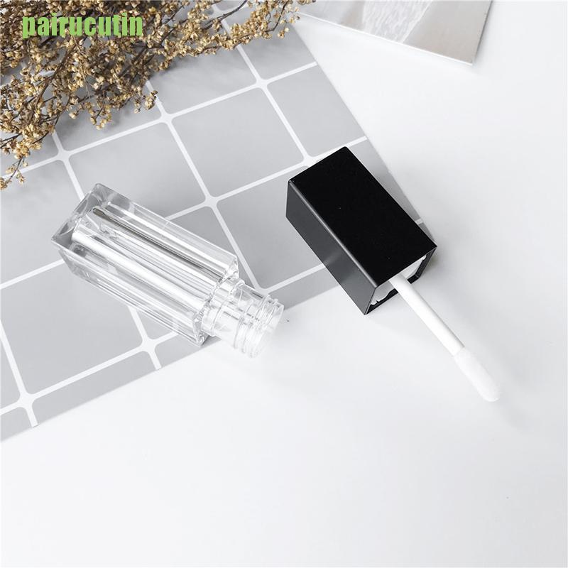 (hàng Mới Về) Ống Rỗng Đựng Son Dưỡng Môi Có Nắp Trong Suốt Tiện Dụng Diy | BigBuy360 - bigbuy360.vn