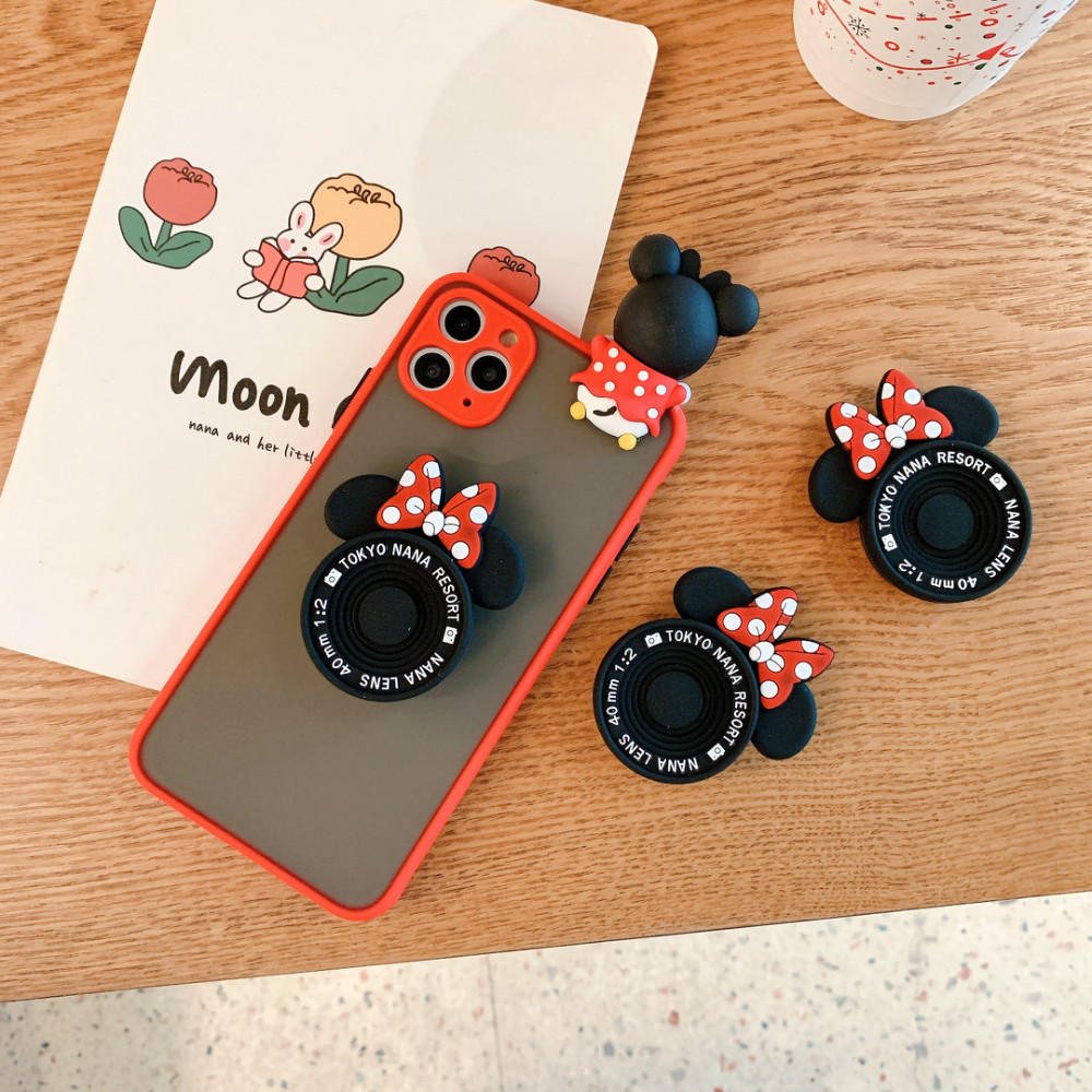 Giá Đỡ Điện Thoại Đeo Tay Hình Chuột Minnie Đáng Yêu Cho Iphone 12 Huawei Xiaomi Samsung