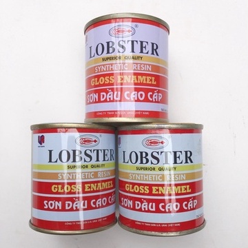 Sơn dầu LOBSTER 70ml nhiều màu tặng kèm Chổi quét