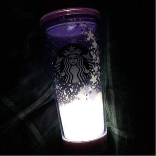 [Starbucks] Cốc Đèn LED Hoa Anh Đào 355ml