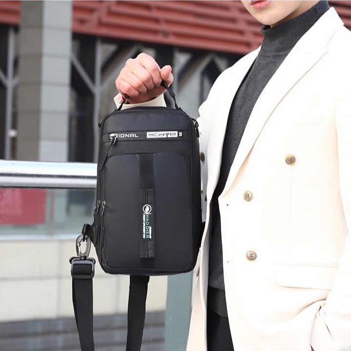 Túi Đeo Chéo Hộp Chữ Nhật CDC2 Nhiều Ngăn, Polyester Cao Cấp Chống Nước | BigBuy360 - bigbuy360.vn