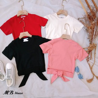 áo thun nơ cột sau