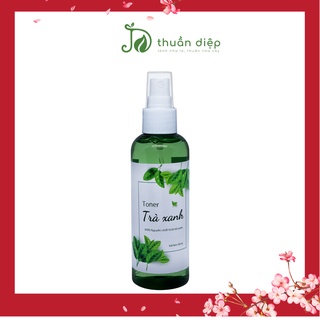 Nước cân bằng da toner trà xanh Thuần Diệp giảm mụn, sáng da, se khít lỗ chân lông thiên nhiên handmade