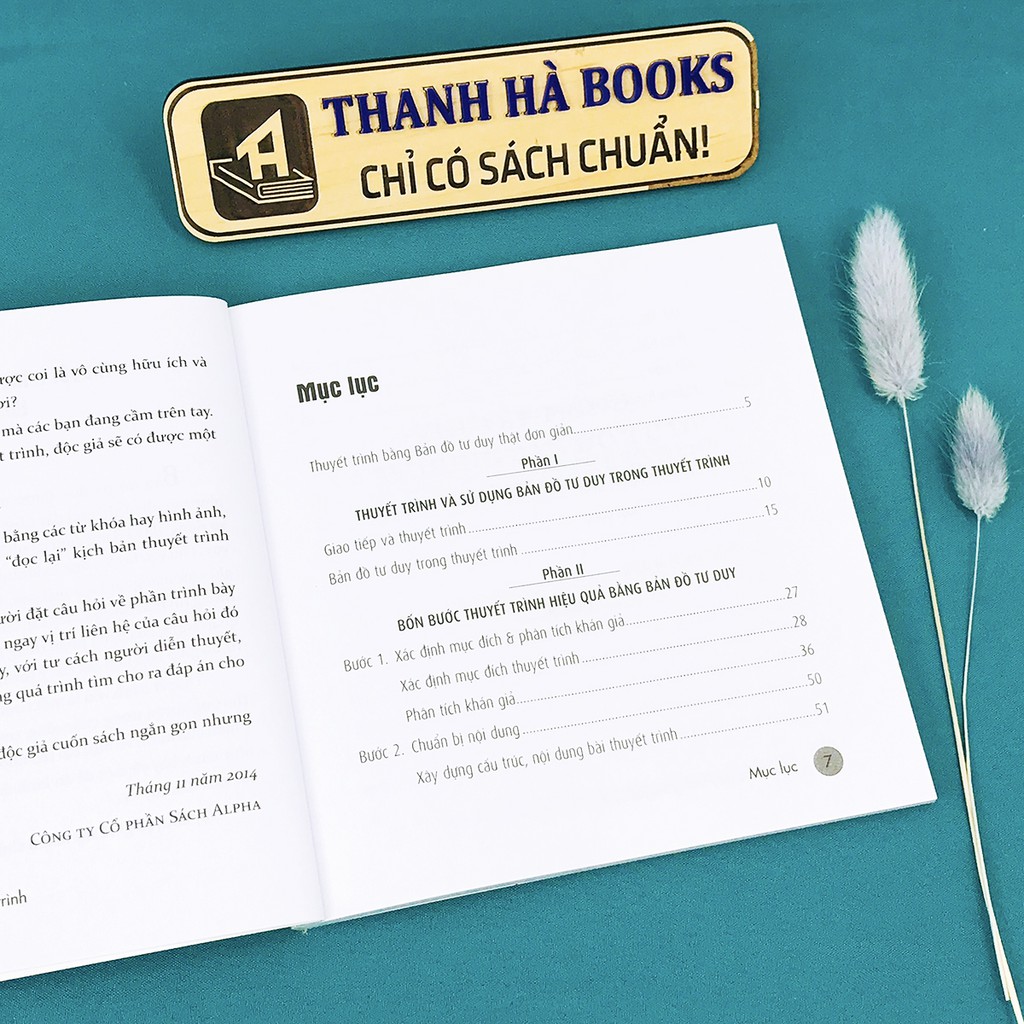 Sách - Bản Đồ Tư Duy Trong Thuyết Trình - Phao cứu sinh cho những ai đang gặp vấn đề về ghi nhớ logic- Thanh Hà Books