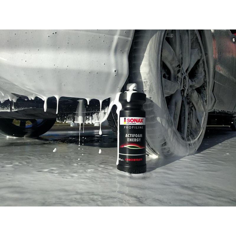 ☃NƯỚC RỬA XE BỌT TUYẾT NHIỀU THƠM MÙI BÒ HÚC SONAX PROFILINE ACTIFOAM ENERGY 618300 1 LIT