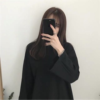 Áo Tay Dài BASIC LONG SLEEVE Màu Đen Unisex