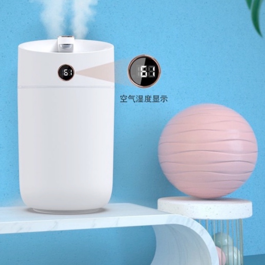 Máy Xông Tinh Dầu Cỡ Lớn Dung Tích 3l Humidifier, 2 Màu Xanh Trắng, Khuếch Tán Tinh Dầu Cấp, Ẩm Thanh Lọc Không Khí