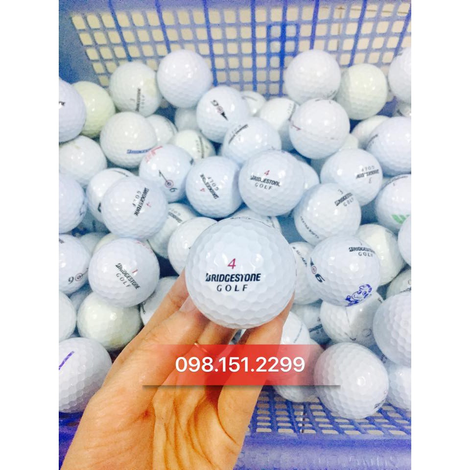 COMBO 10 QUẢ BÓNG GOLF THƯƠNG HIỆU XXIO, VOLVIK, BRIDGHSTONE, HONMA, DUNLOP MỚI 90%