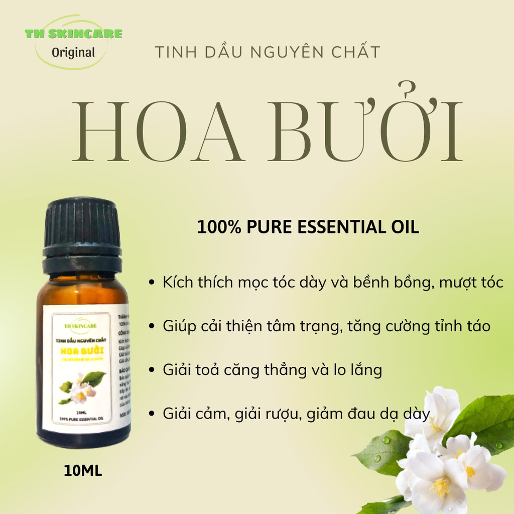 Tinh Dầu Thơm Phòng TH Skincare 10ml - 100% Thiên Nhiên Nguyên Chất