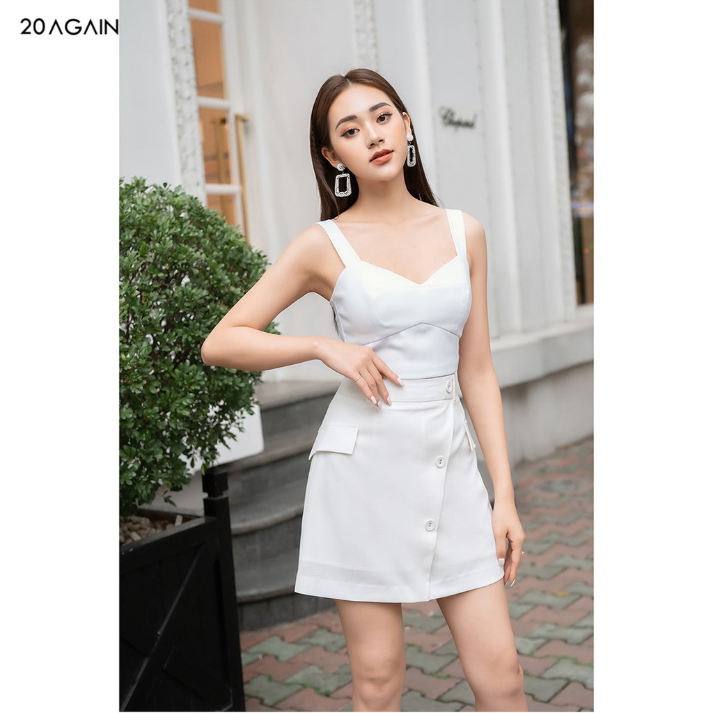 Chân váy A nắp túi 20AGAIN JAA1255 | BigBuy360 - bigbuy360.vn