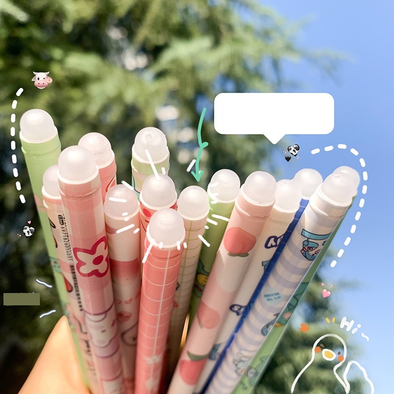Bút Gel Mực Xanh Xoá Được Đầu 0.5mm - Nhiều Hình Cute dễ thương