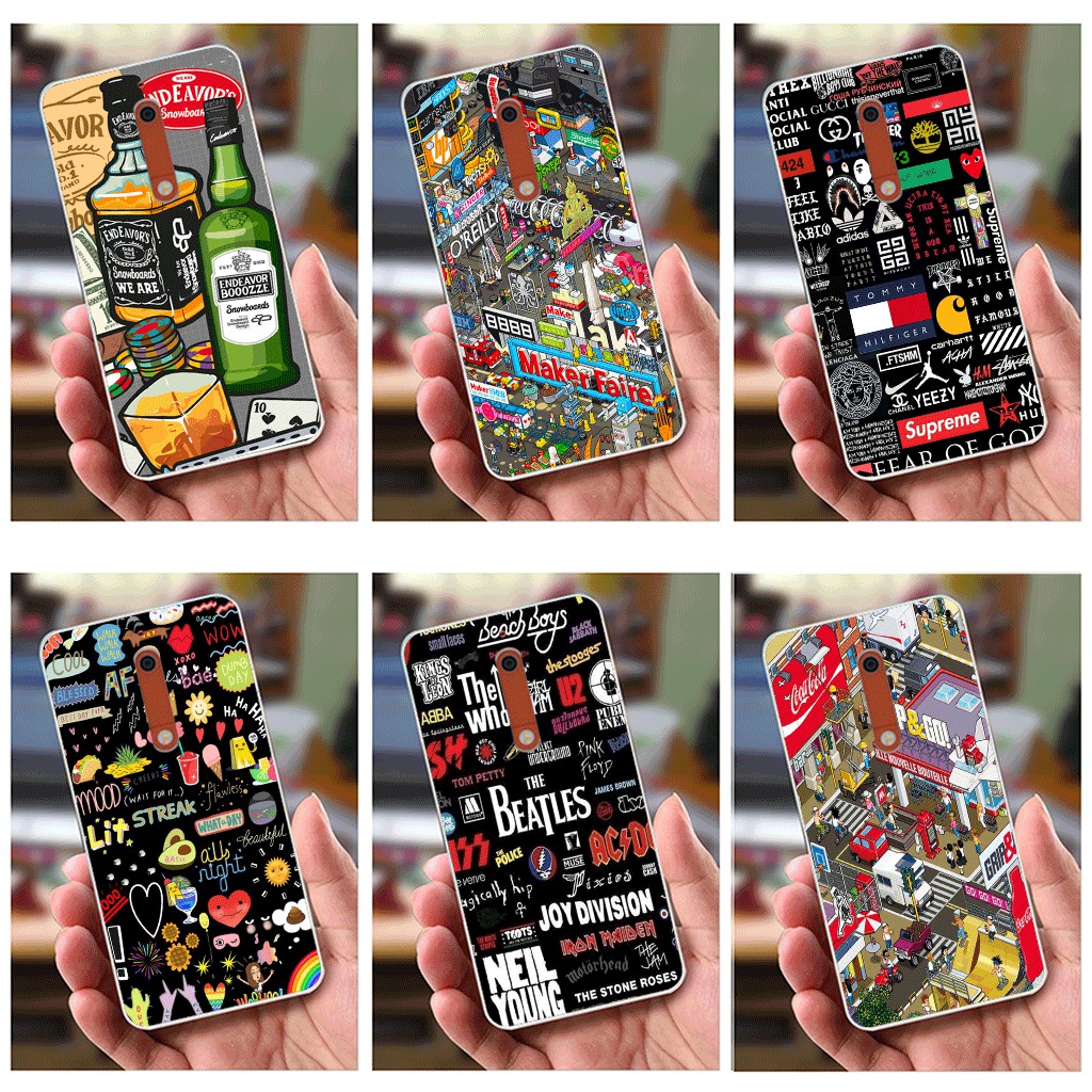 Ốp lưng Nokia 5 (dẻo viền trắng trong) - Brands