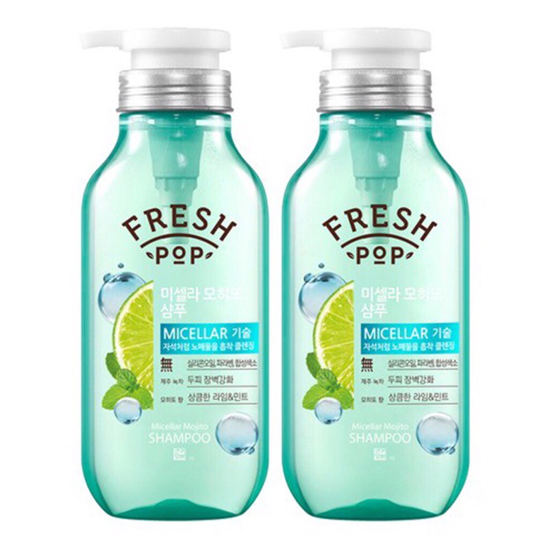 Dầu gội đầu thảo dược Fresh Pop Green Herb Recipe Shampoo 100ml