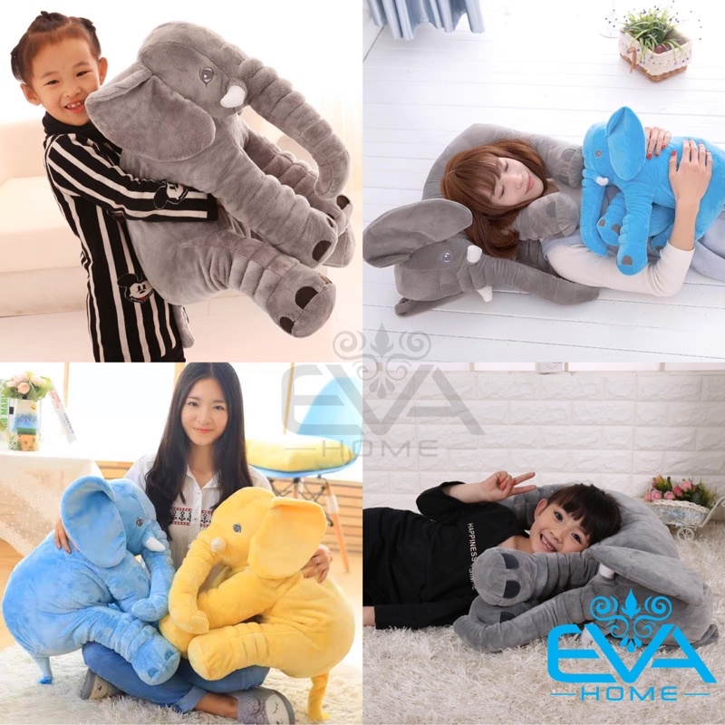 THÚ NHỒI BÔNG VOI XÁM KHỔNG LỒ CHO BÉ