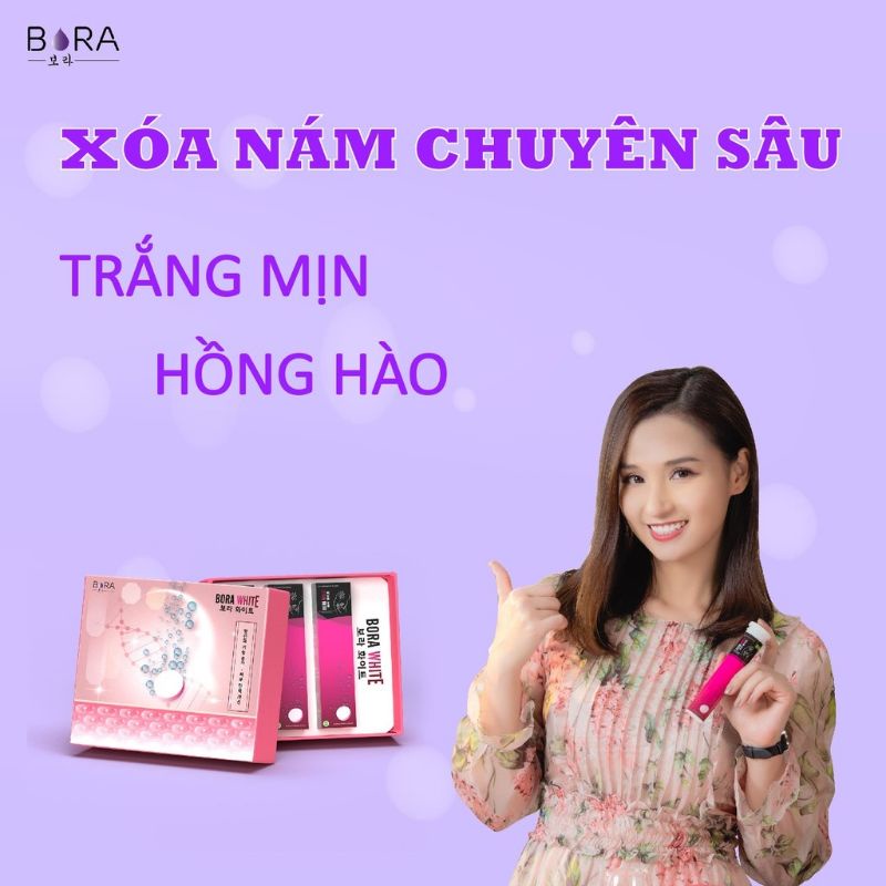 (CHÍNH HÃNG ) BORA WHITE Viên sủi trắng da Hàn Quốc tuyp 20 viên | BigBuy360 - bigbuy360.vn
