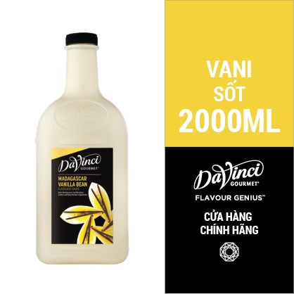 Sốt Vani Madagascar / Madagascar Vanilla Bean Sauce - DaVinci Gourmet