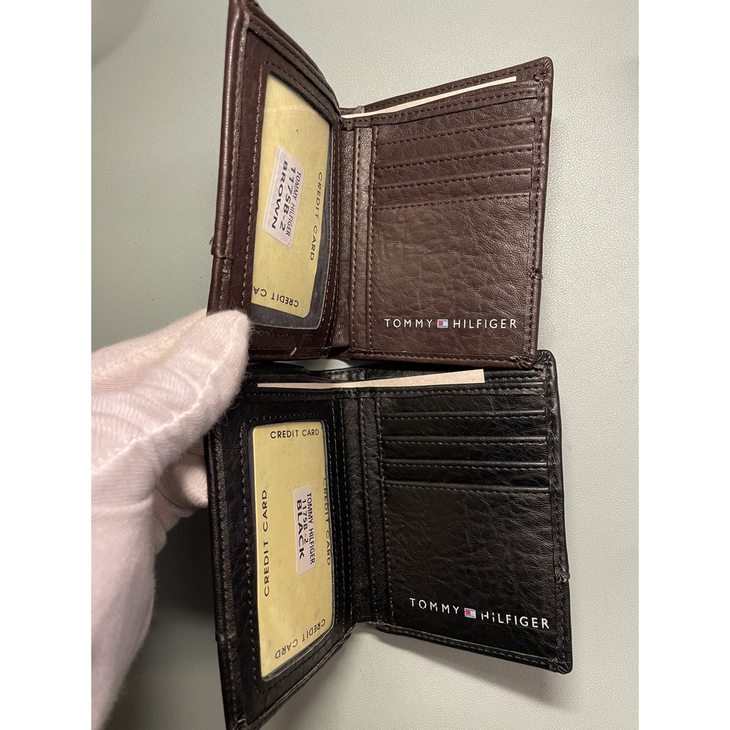Ví Da Nam Tommy Cao Cấp,Bóp da Tommy, Da Bò Thật Mềm Mịn, Không Nhăn, Chống Bám Bụi - Full box cao cấp