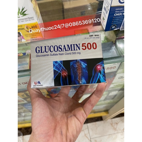 GLUCOSAMIN 500 HỖ TRỢ TỐT CHO XƯƠNG KHỚP (100 viên)