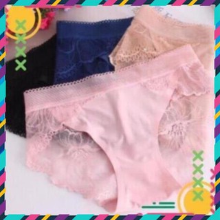 [Juni Shop] Quần Lót Đúc Pha Ren Hoa
