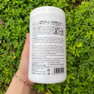 [1000ml] Kem ủ tóc hấp tóc Tảo Biển CUZIN Dầu hấp Chăm sóc tóc siêu phẩm