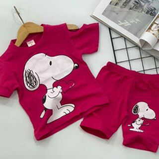 Combo 8 bo cotton danh cho be gái và trai