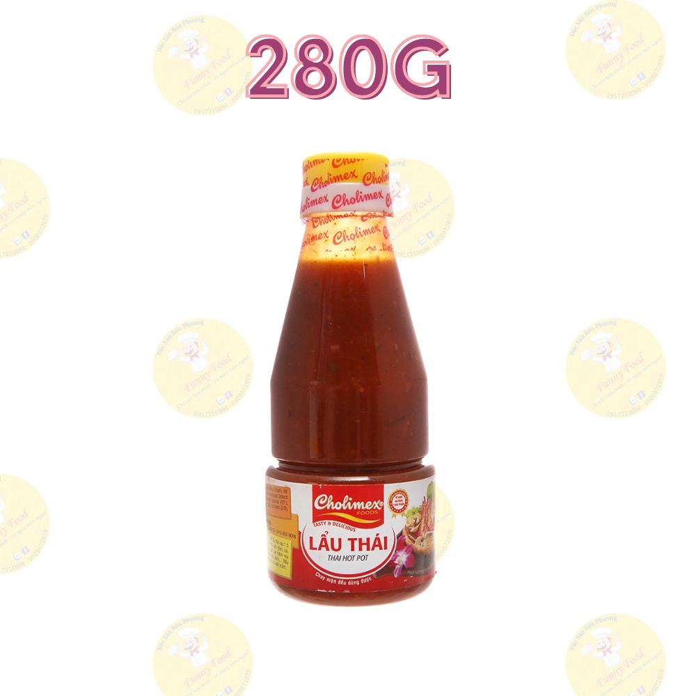 Sốt Lẩu Thái Cholimex – Gia Vị Lẩu Thái Siêu Ngon 280g – Funnyfood