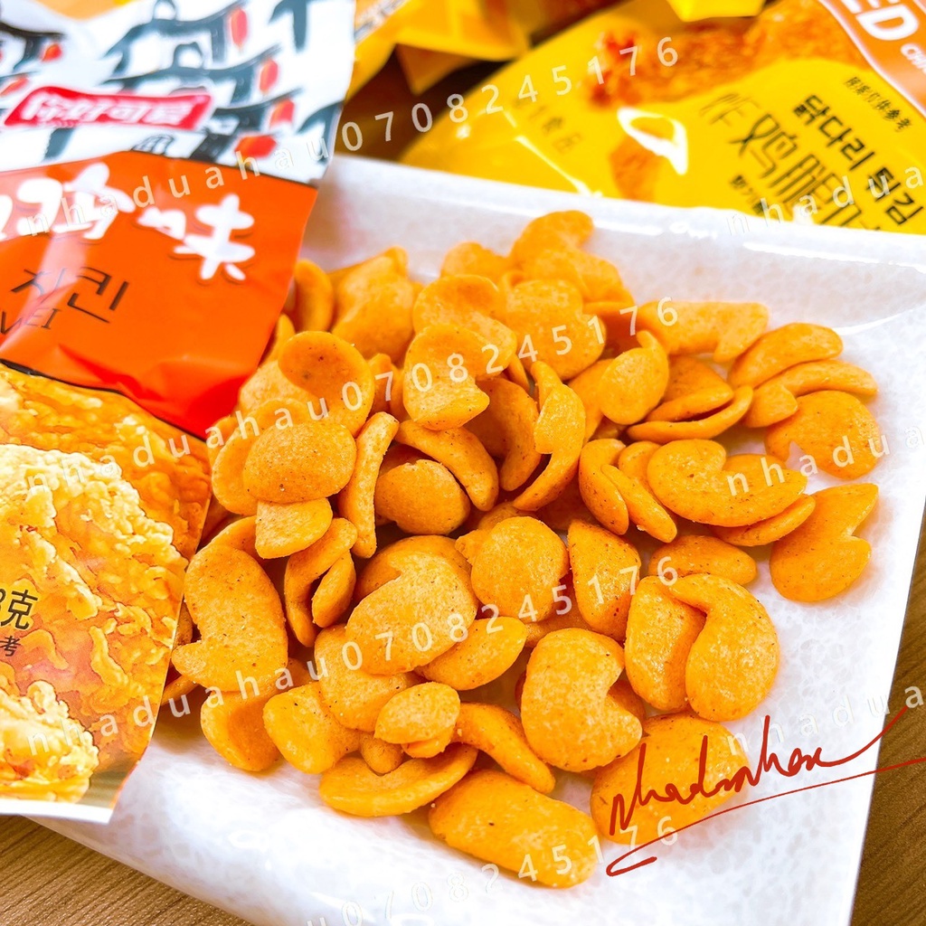 HOT- Một gói bimbim/ snack đùi gà rán gói to khổng lồ 500gam Fried Hongkong (gồm 20 gói nhỏ bên trong)