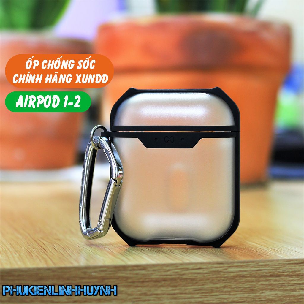 AirPods Gen 1, 2 _Ốp lưng tai nghe chống sốc chuẩn XUNDD