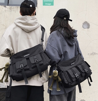 Túi canvas đeo chéo nam nữ phong cách Hàn Quốc (Canvas khổ to)