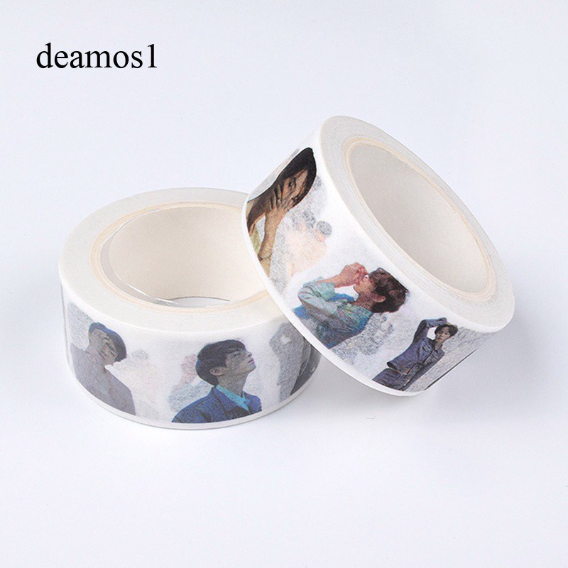 Cuộn băng dính METAGIO in hình nhóm nhạc BTS dễ thương