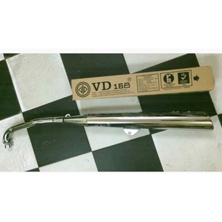 Pô VD 168 gắn dream, thái và wave RS tiếng như pô zin