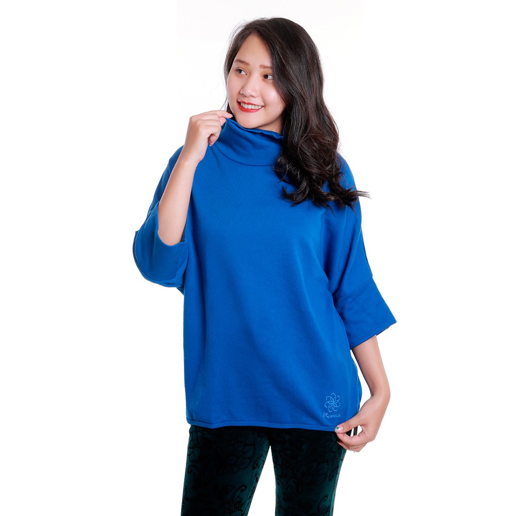 Áo thu đông nữ Narsis L5052 màu xanh