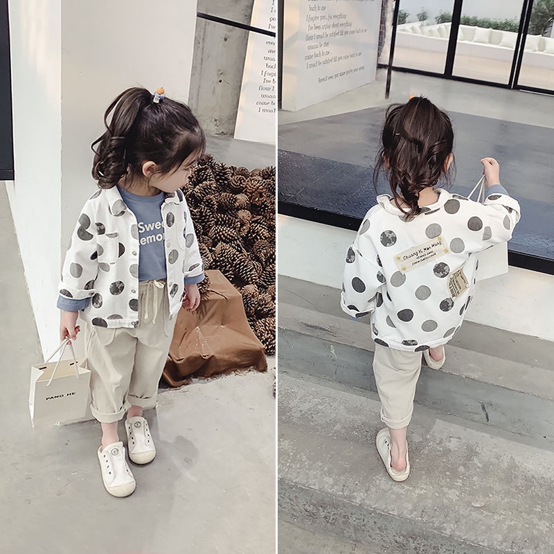 Áo khoác phong cách Nhật Bản và Hàn Quốc mới cho bé gái