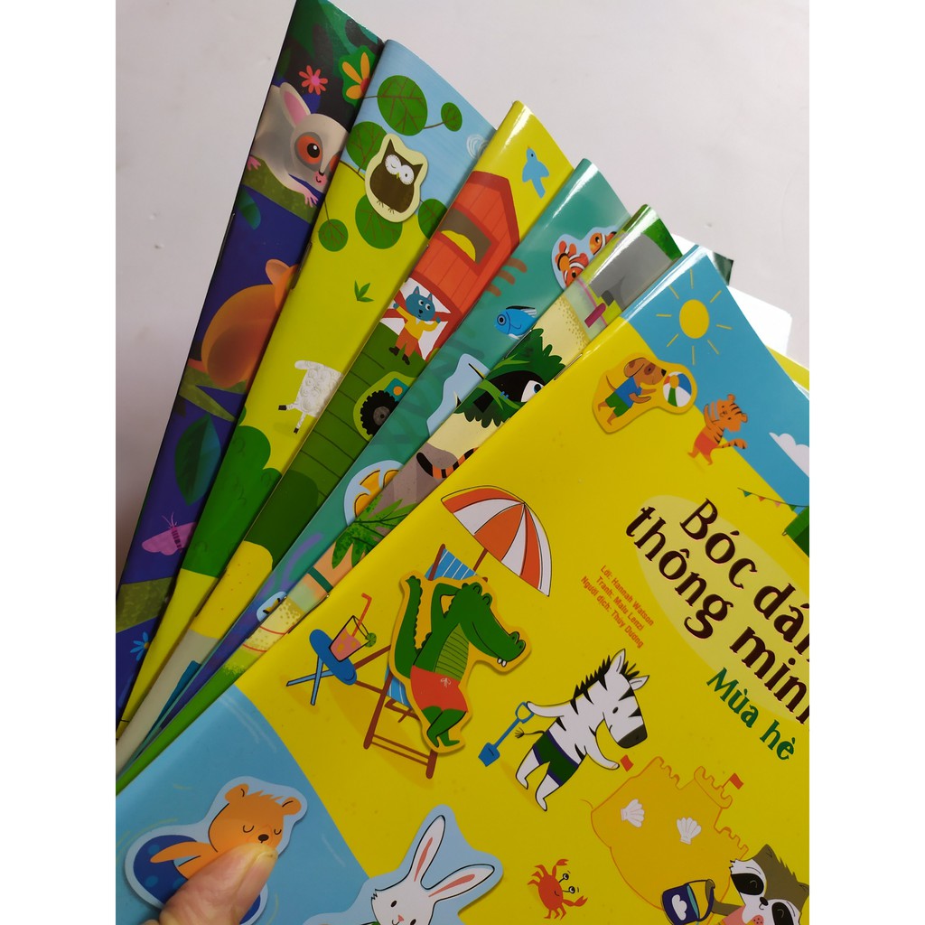 Sách - Bóc Dán Thông Minh Trọn Bộ 6 Cuốn