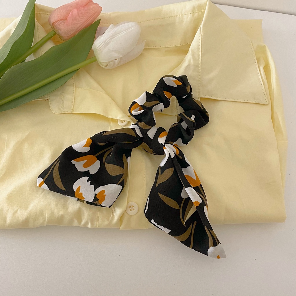 Dây Buộc Tóc Đính Nơ Ruy Băng Đáng Yêu Cho Bé Gái