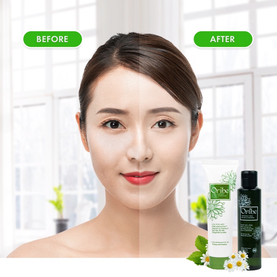 [Chính Hãng] Combo Nước Hoa Hồng 150ml và Sữa Rửa Mặt Dưỡng Ẩm Sạch Sâu Oribe 50gr