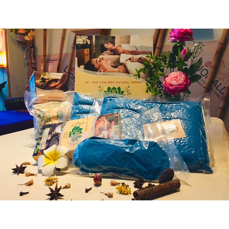 Túi Chườm Nóng Mắt Hơn 20 Loại Thảo Dược Quý, Giảm Mỏi Mắt Dùng Lò Vi Sóng | BigBuy360 - bigbuy360.vn